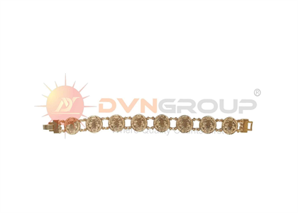 Gold Plated Coin Bracelet